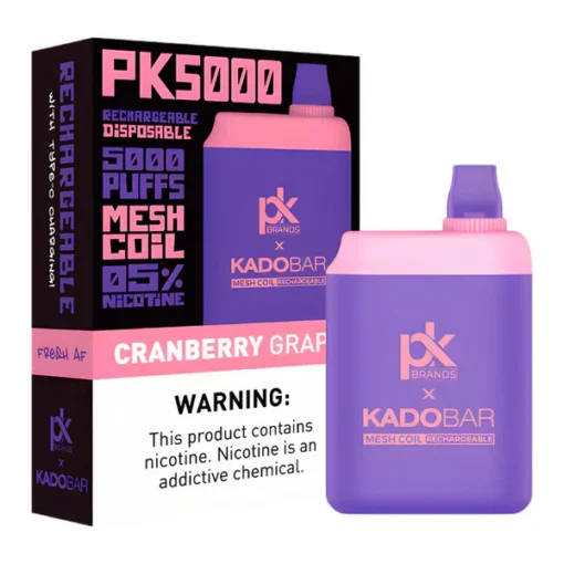 Kado Bar PK5000 – Cranberry Grape Disposable Vape (5,000 Puffs)
