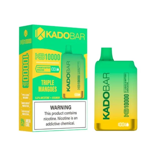 Kado Bar KB10000 – Triple Mangos Disposable Vape (10,000 Puffs)